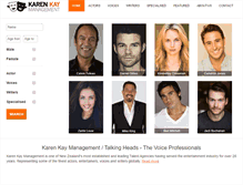 Tablet Screenshot of actors.co.nz