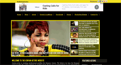 Desktop Screenshot of actors.co.ke